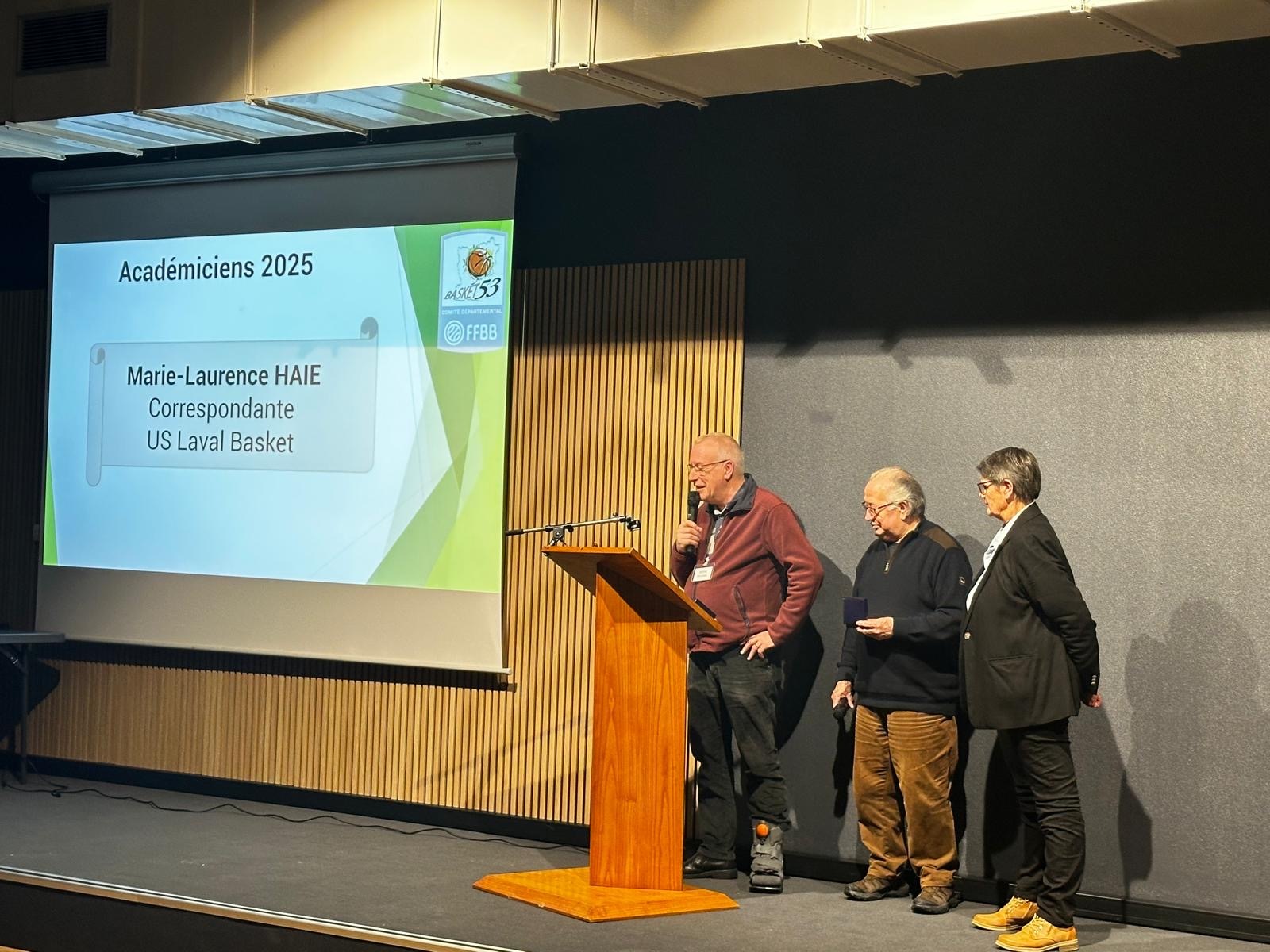 Soirée des vœux du Conseil Départemental de Basket 2025 : l’engagement de l’USL Basket mis à l’honneur