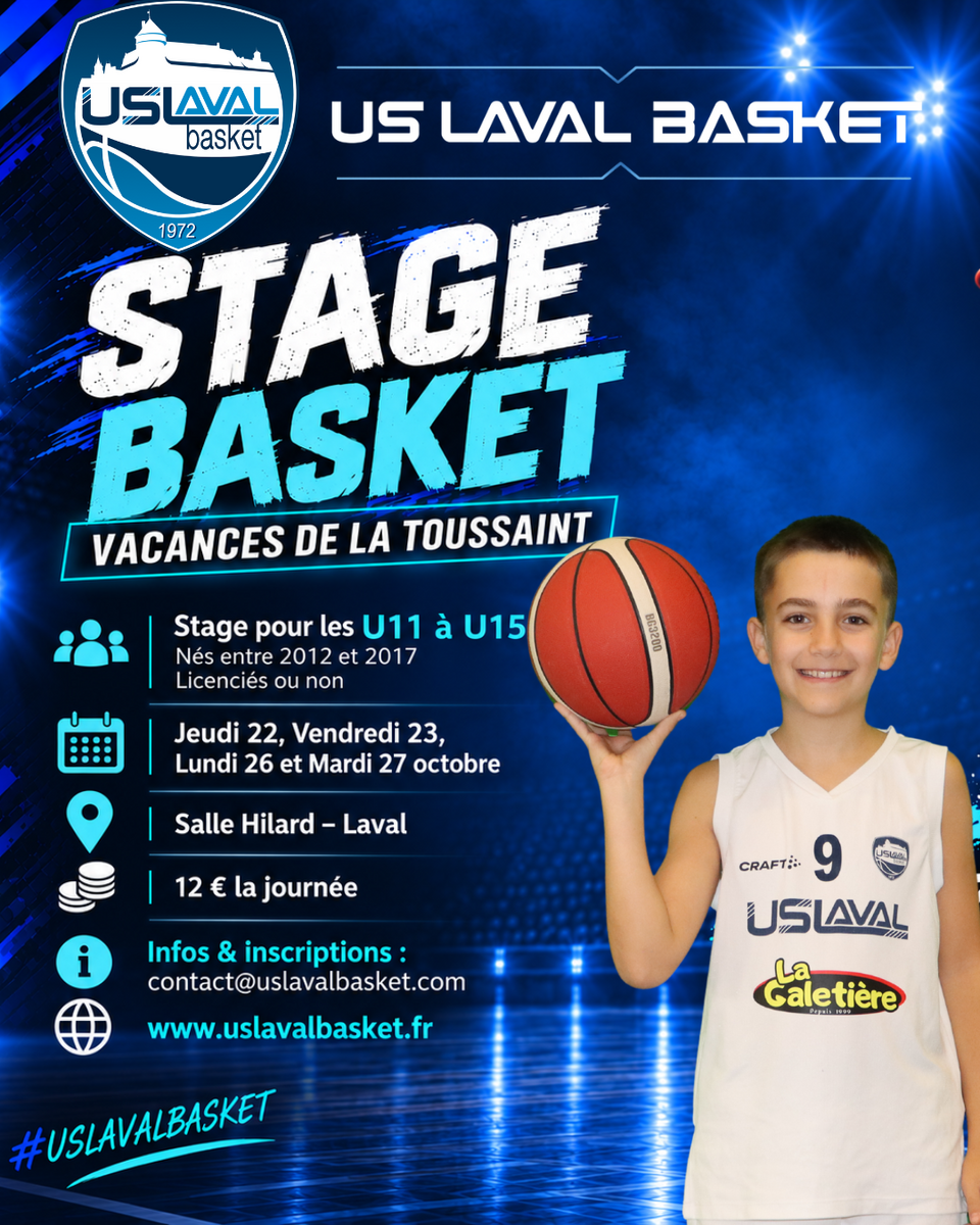 STAGES BASKET – VACANCES DE LA TOUSSAINT