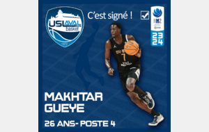 Makhtar Gueye s'engage à Laval