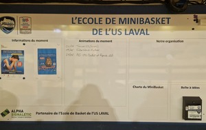 L'US Laval se dote d'un nouveau panneau mini basket