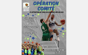 Opération commune avec le Comité Départemental de Basket