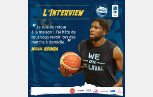 Michel Nsimba : &quot;J'ai hâte de tous vous revoir&quot;