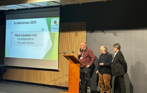 Soirée des vœux du Conseil Départemental de Basket 2025 : l’engagement de l’USL Basket mis à l’honneur