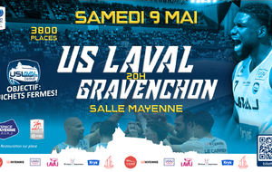 Notre dernier match à domicile se jouera à la Salle Mayenne - Espace Mayenne