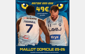 Maillot officiel NM2 - DOMICILE