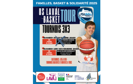US LAVAL BASKET TOUR – TOURNOIS 3x3